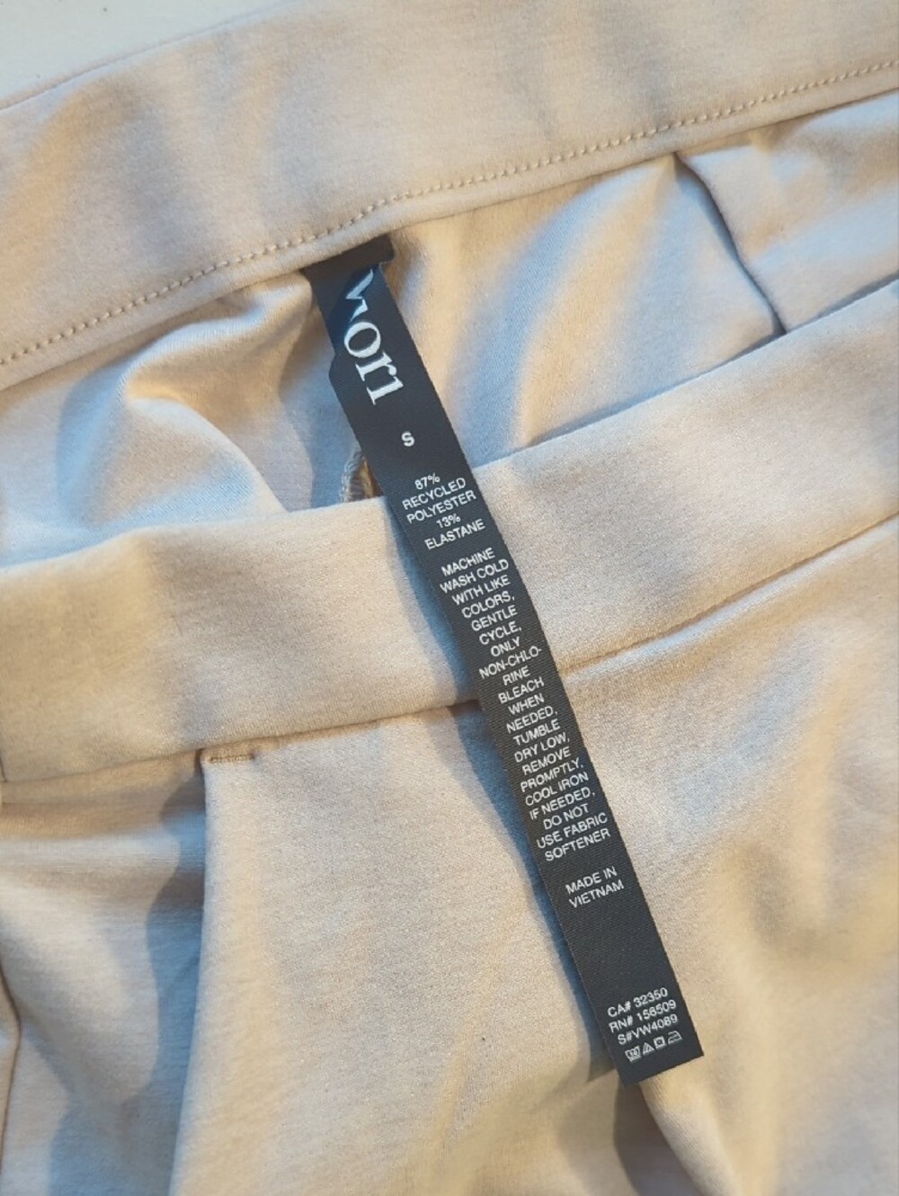 Vuori Elevation Trouser Ecru Heather size Small Wide Leg Pants - Picture 3 of 9